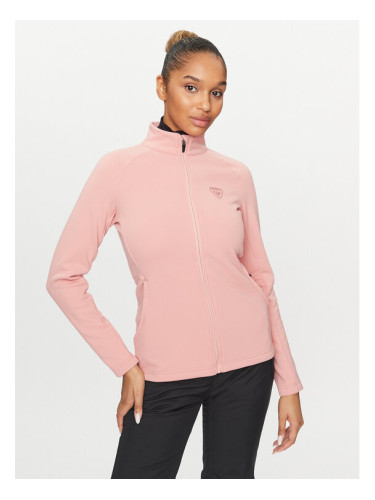Rossignol Суитшърт W Classique Clim RLMWL05 Розов Regular Fit