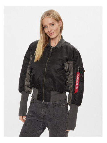 Alpha Industries Яке бомбър MA-1 Cyber 108008 Черен Regular Fit