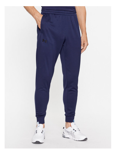 Under Armour Долнище анцуг Ua Armour Fleece Joggers 1373362 Тъмносин Loose Fit