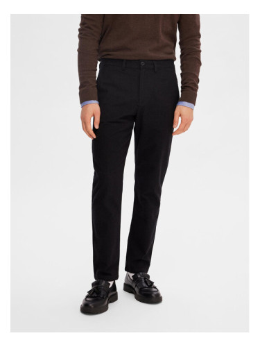 Selected Homme Чино панталони 16090139 Черен Slim Fit