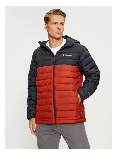 Columbia Пухено яке Powder Lite™ Hooded Jacket Оранжев Regular Fit