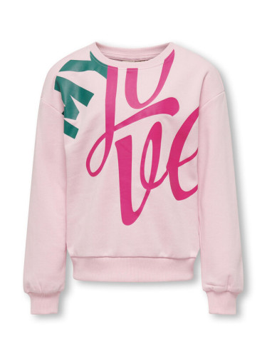 Kids ONLY Суитшърт 15307827 Розов Regular Fit
