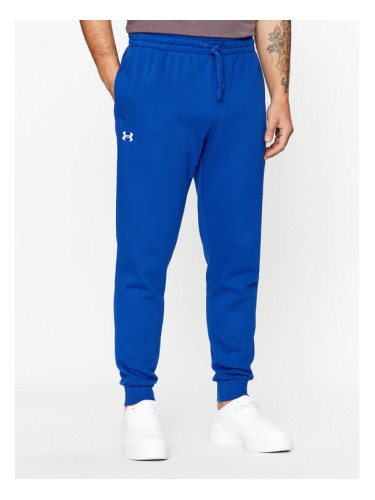 Under Armour Долнище анцуг Ua Rival Fleece Joggers 1379774 Син Loose Fit