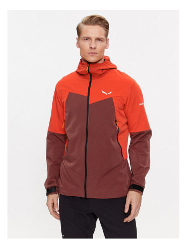 Salewa Яке softshell Sella DST 28468 Червен Regular Fit