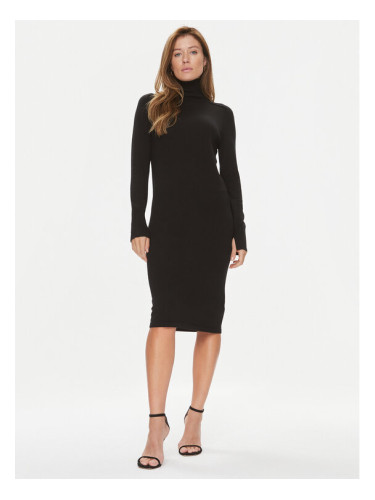 Calvin Klein Плетена рокля K20K205992 Черен Regular Fit