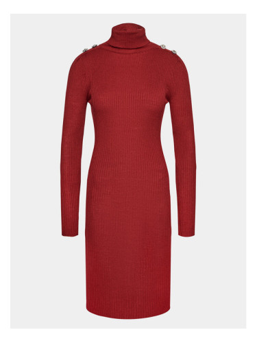Brave Soul Плетена рокля LKD-248JEWELA Червен Regular Fit