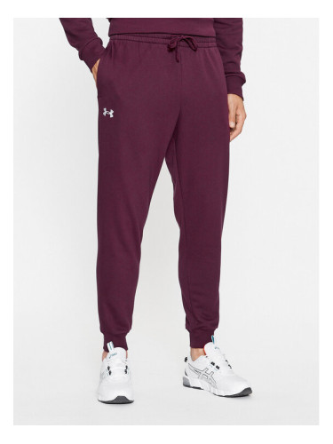 Under Armour Долнище анцуг Ua Rival Fleece Joggers 1379774 Бордо Loose Fit