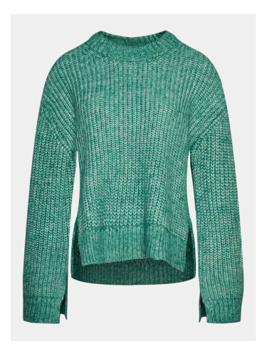 Gina Tricot Пуловер 20776 Зелен Regular Fit