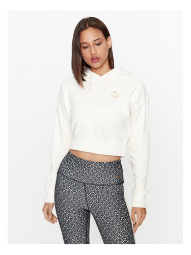 Puma Суитшърт Classics 621409 Екрю Regular Fit