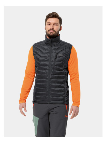 Jack Wolfskin Елек Routeburn Pro Ins Vest 1206872 Черен Slim Fit