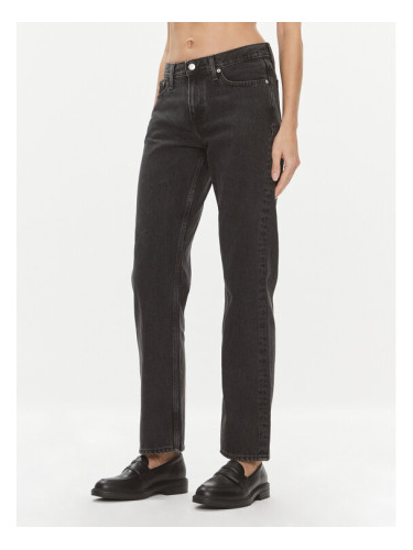 Calvin Klein Jeans Дънки J20J222434 Черен Straight Fit