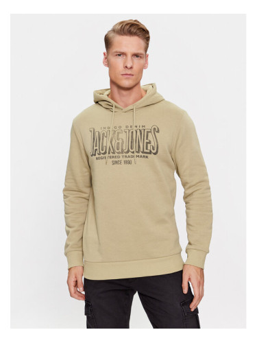 Jack&Jones Суитшърт 12251306 Бежов Standard Fit