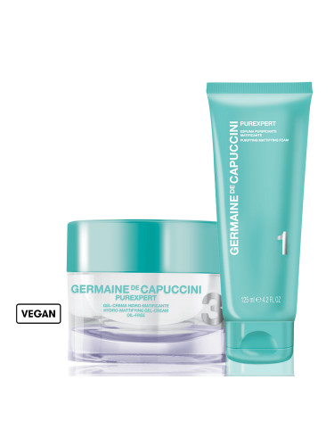 Комплект Почистване и хидратация за мазна кожа Germaine De Capuccini Purexpert Hydro-Mattifying Set