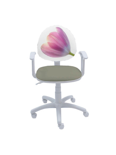 Детски стол Smart White Flower