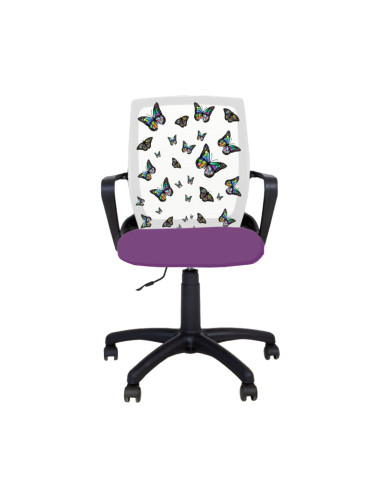 Детски стол Fly Black Butterfly