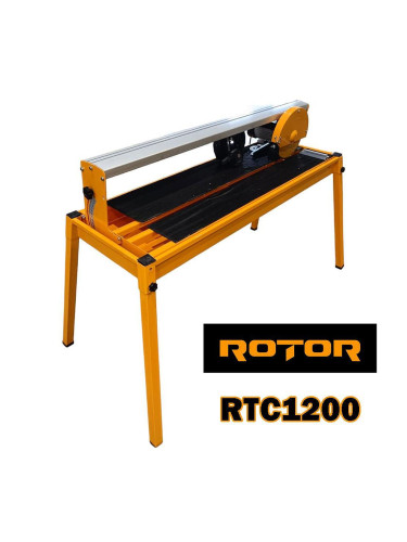 Машина за мокро рязане на плочки 900mm, ROTOR RTC1200, 1200W, 37-43мм дълбочина на рязане
