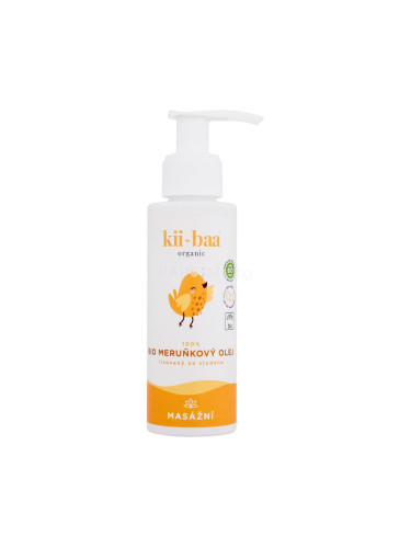 Kii-Baa Organic Baby Bio Apricot Oil Масло за тяло за деца 100 ml