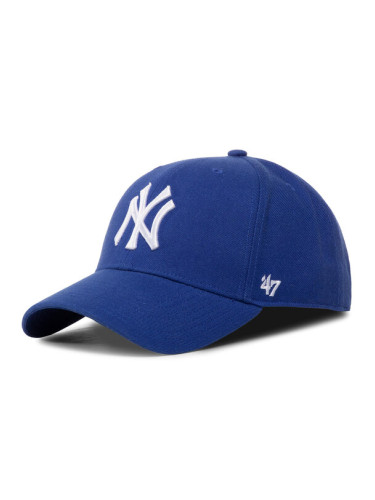 47 Brand Шапка с козирка Mlb New York Yankees B-RAC17CTP-RY Син