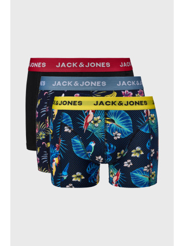 3PACK боксерки JACK AND JONES Flower bird