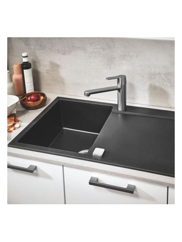 Композитна кухненска мивка GROHE К500, черен гранит 31644AP0