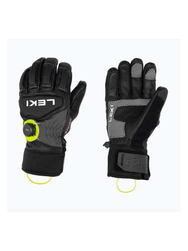 Мъжка ски ръкавица LEKI Griffin Tune 3D Boa black/graphite/ice lemon