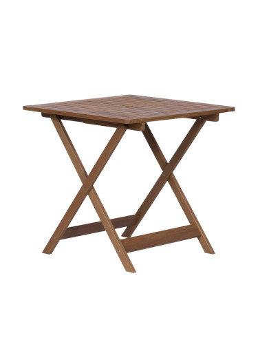 Сгъваема дървена градинска маса