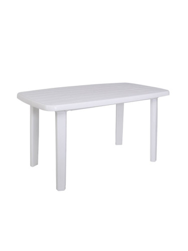 Градинска маса бял цвят