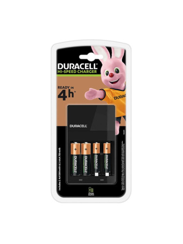 Зарядно устройствo Duracell CEF14, за 4бр. батерии AA и AAA, с включени батерии 2x AA 1300mAh и 2x AAA 750mAh