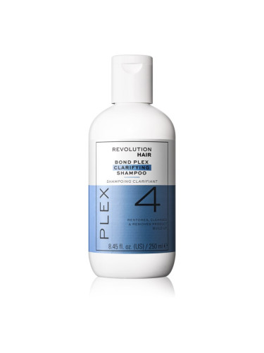 Revolution Haircare Plex Restore No.4 Bond Clarifying Shampoo дълбоко почистващ шампоан за суха и увредена коса 250 мл.