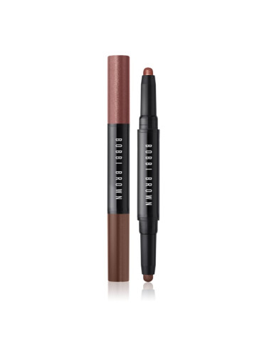 Bobbi Brown Long-Wear Cream Shadow Stick Duo сенки за очи в молив дуо цвят Rusted Pink / Cinnamon 1,6 гр.