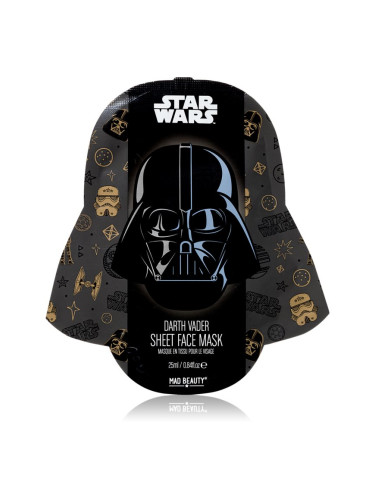 Mad Beauty Star Wars Darth Vader антиоксидантна платнена маска с екстракт от чаено дърво 25 мл.