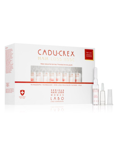 CADU-CREX Hair Loss HSSC Serious Hair Loss грижа за косата за жени против сериозен косопад за жени 20x3,5 мл.