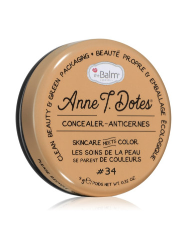 theBalm Anne T. Dotes® Concealer коректор против зачервяване цвят #34 For Tan Skin 9 гр.
