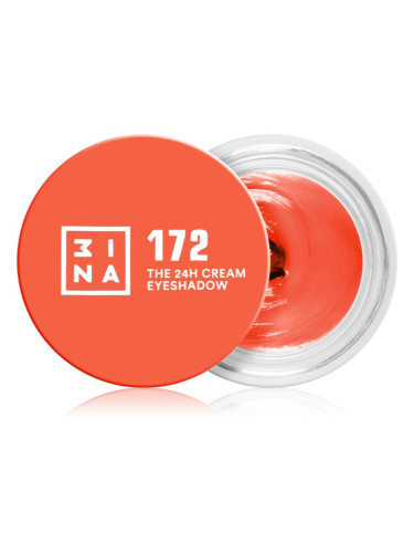 3INA The 24H Cream Eyeshadow кремави сенки са очи цвят 172 - Electric Orange 3 мл.