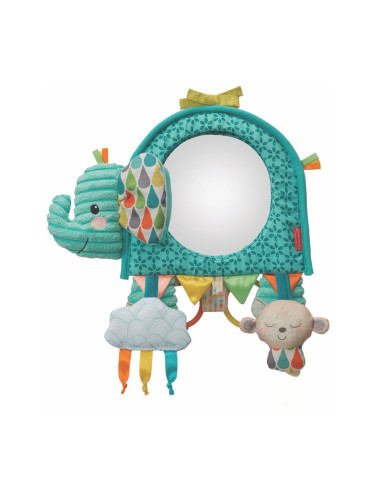 Infantino Hanging Toy Activies and Mirror контрастно огледало за окачане 1 бр.