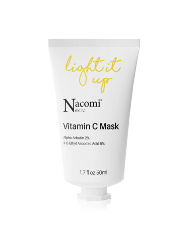 Nacomi Next Level Light It Up освежаваща маска с витамин С 50 мл.