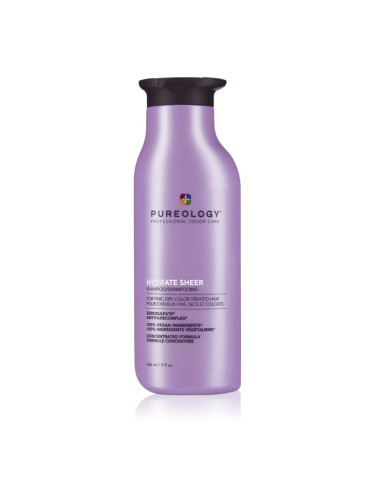 Pureology Hydrate Sheer лек хидратиращ шампоан за чувствителна коса за жени  266 мл.