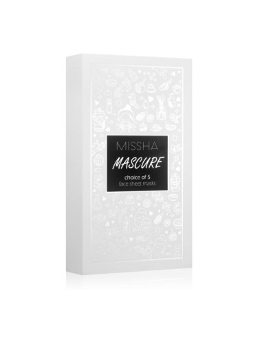 Missha Merry Christmas Mascure Mask Set комплект платнени маски (смес)