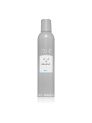 Keune Style Freestyle Spray лак за силна фиксация за екстра обем с UV филтър 300 мл.