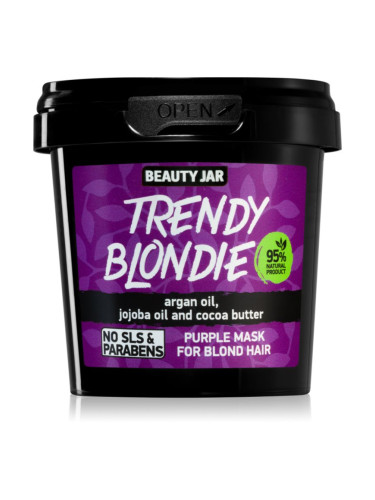 Beauty Jar Trendy Blondie естествено неутрализираща маска за руса коса 150 мл.