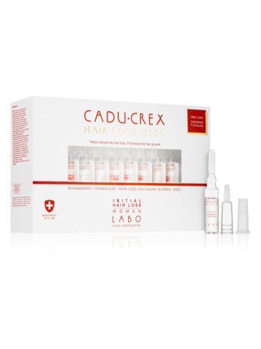 CADU-CREX Hair Loss HSSC Initial Hair Loss грижа за косата за жени против започващ косопад за жени 20x3,5 мл.