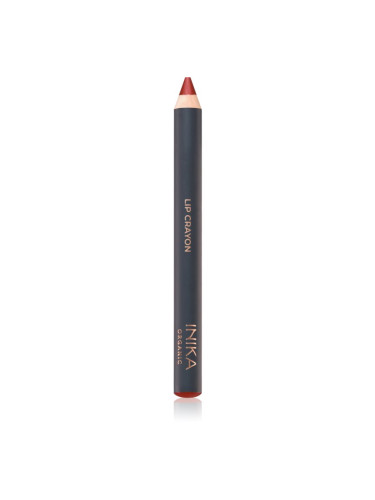 INIKA Organic Lipstick Crayon кремообразен молив за устни цвят Chilli Red 3 гр.