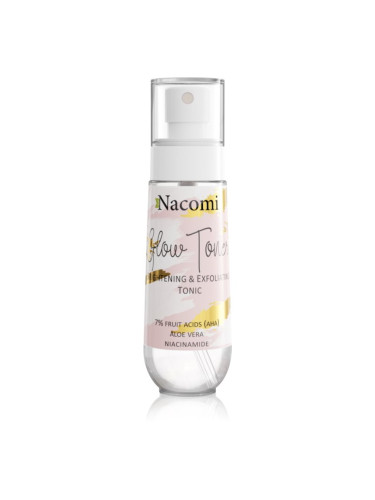 Nacomi Glow Toner озаряващ тоник s AHA 80 мл.