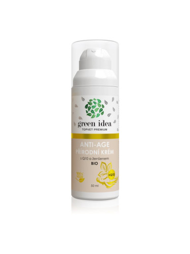 Green Idea Antiage natural cream with Q10 and ginseng крем за зряла кожа 50 мл.