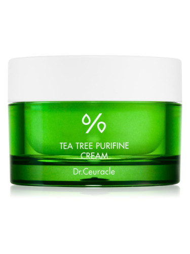 Dr.Ceuracle Tea Tree Purifine 80 успокояващ крем за лице с екстракт от чаено дърво 50 гр.