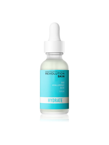 Revolution Skincare Hydrate Bio Hyaluronic Acid успокояващ и подхранващ серум за лице за интензивна хидратация 30 мл.