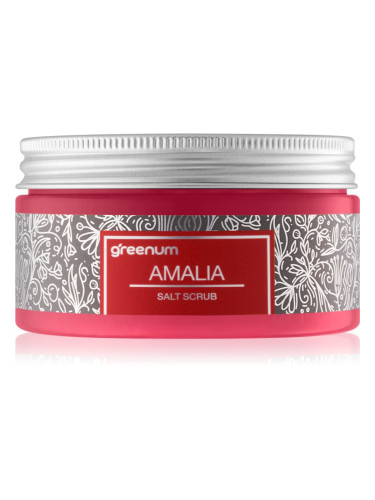 Greenum Salt Scrub скраб със сол за тяло с аромат Amalia 320 гр.