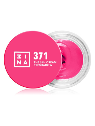 3INA The 24H Cream Eyeshadow кремави сенки са очи цвят 371 - Electric Pink 3 мл.