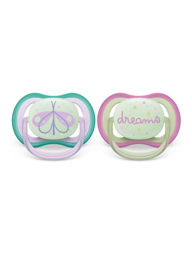Philips Avent Ultra Air Night SCF376/19 0-6 m биберон 2 бр.