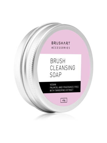 BrushArt Accessories Brush cleansing soap почистващ сапун за козметични четки 40 гр.